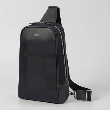 LIMONTAシャドークレストブリッジチェックビジネスボディバッグ