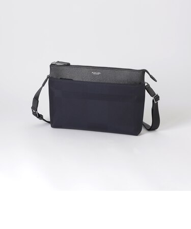 LIMONTAシャドークレストブリッジチェックビジネスショルダーバッグ