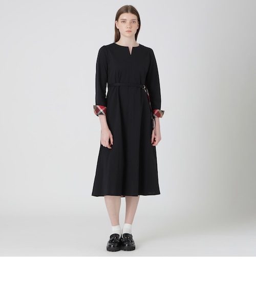 ロングスリーブポンチドレス｜ブルーレーベルブラックレーベルクレスト
