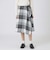 クレストブリッジチェックアシンメトリースカート