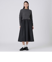 ニットコンビドレス