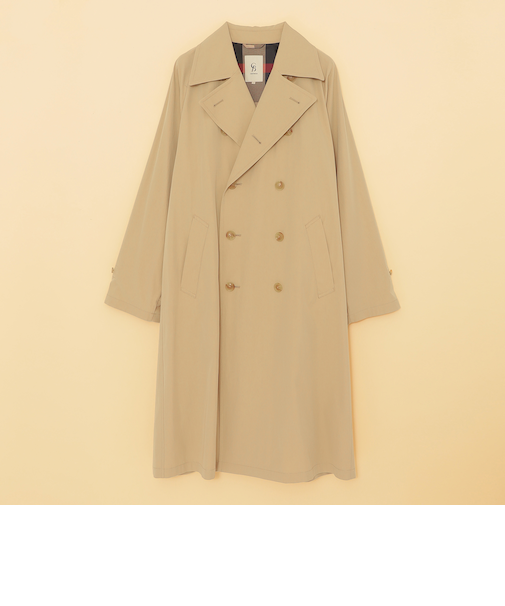 コットンナイロンベネシャンヘリテージトレンチコート