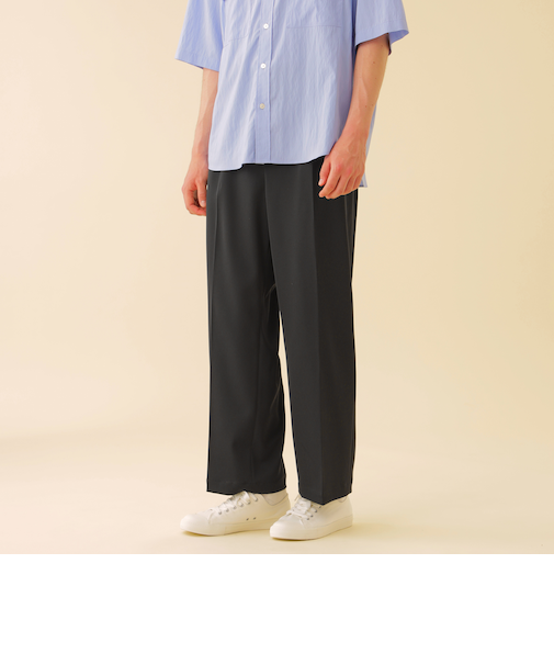 ドライタッチ2タックイージーワイドトラウザーズ