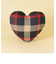 クレストブリッジチェックハートクッション