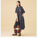 クレストブリッジチェックポケットTシャツワンピース