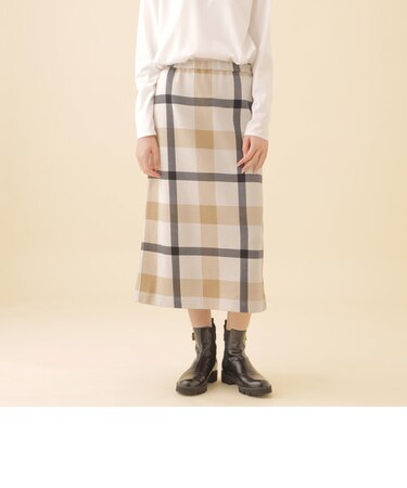 クレストブリッジチェックダブルフェイスリバーシブルスカート