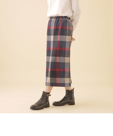 クレストブリッジチェックダブルフェイスリバーシブルスカート