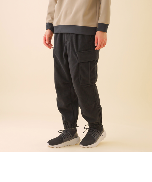フリースワイドカーゴジョガーパンツ