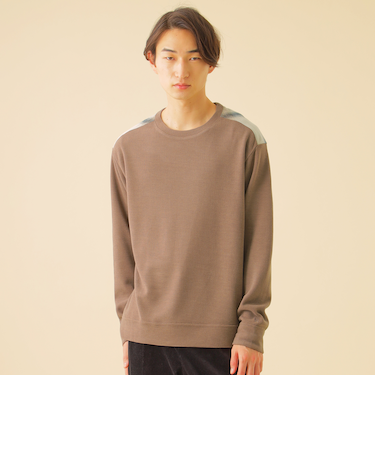 ヨークオンブレチェックカットソー