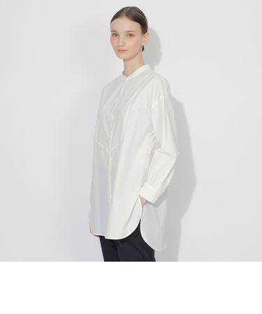 スタンドカラーブザムシャツ