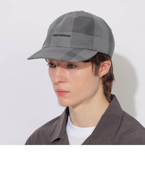 トーナルCBチェックベースボールキャップ