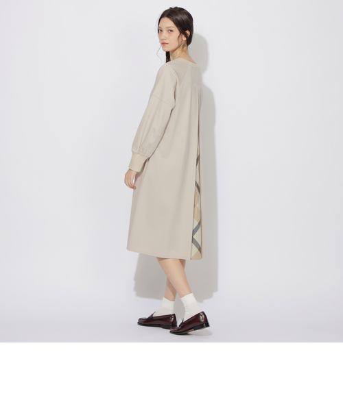 バックチェック切替ラグランポンチワンピース｜シービー・クレスト
