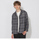 ウールブレンドツイルチェックライトシャツブルゾン