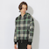 【WEB限定カラー有り】Ｗフェイスクレストブリッジチェックジップパーカー