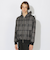 【WEB限定カラー有り】Ｗフェイスクレストブリッジチェックジップパーカー