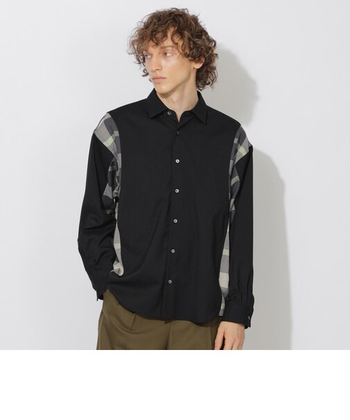 ドッキングチェックビッグシャツ