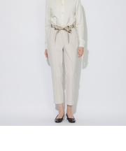 リボンベルト付きスタンダードパンツ