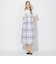 クレストブリッジチェックコンビワンピース