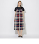 クレストブリッジチェックコンビワンピース