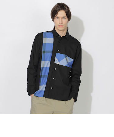 エアークロスパーシャルチェックシャツ