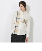 エアークロスパーシャルチェックシャツ