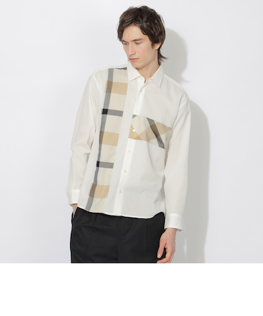 エアークロスパーシャルチェックシャツ