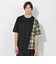 【一部WEB限定カラー】アシンメトリーチェックレイヤーTシャツ