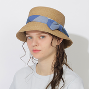 リボンストローハット