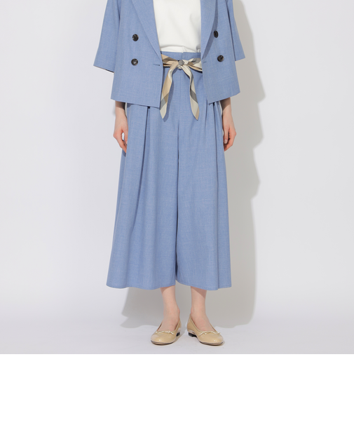 リネンライクワイドパンツ