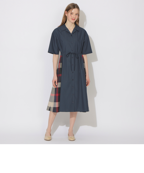 【WEB＆ダイバーシティ東京プラザ店限定】オープンカラーワンピース