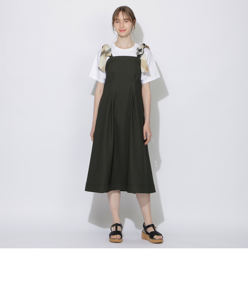 ショルダーリボンワンピース