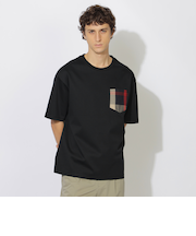チェックポケットTシャツ