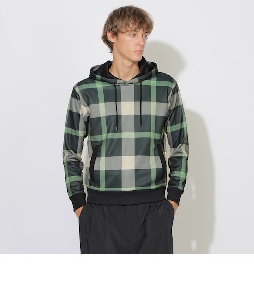 クレストブリッジチェックフーディー