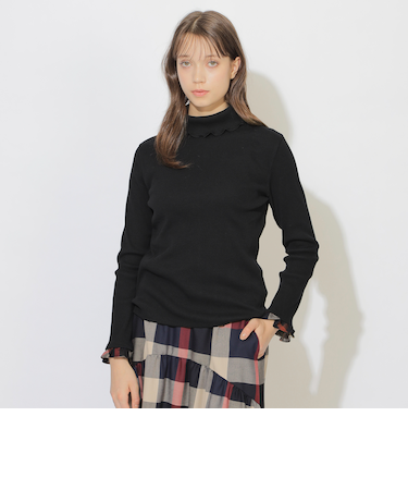 【Quiet checkシリーズ】ハイネックインナー