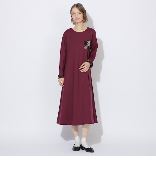 ロングスリーブポケワンピース