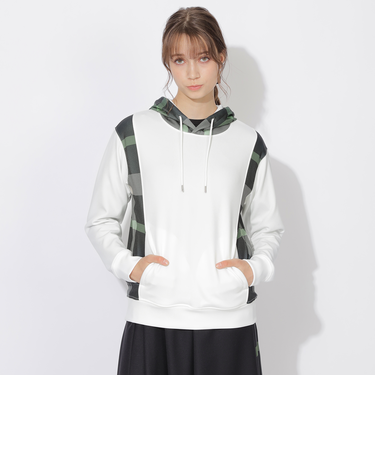 パーシャルチェックフーディー