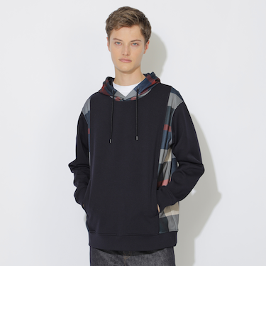 パーシャルチェックフーディー