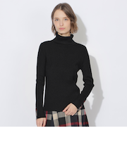 【Quiet checkシリーズ】リブニットインナー