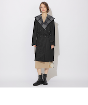 フーディーロングコート