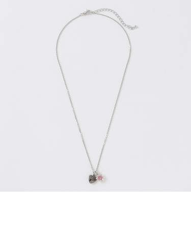 トゥインクルハートチャームネックレス