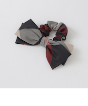 クレストブリッジチェックリボンシュシュ