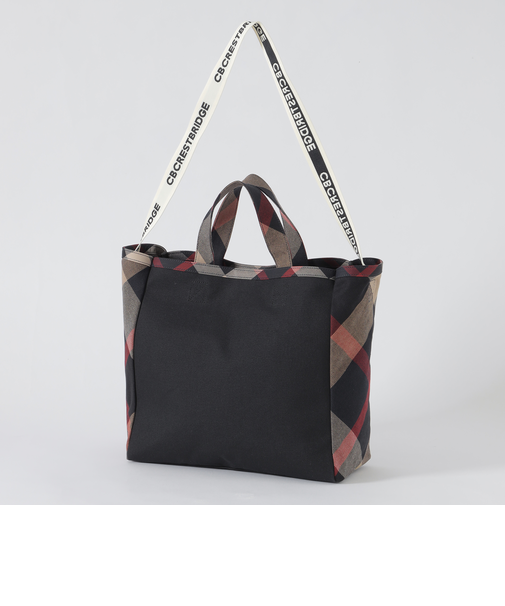 クレストブリッジチェックトリムバッグ