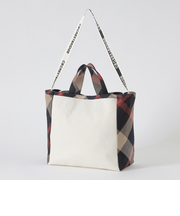 クレストブリッジチェックトリムバッグ