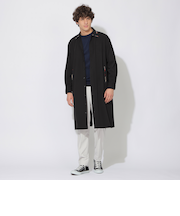 クレストブリッジチェックトリムシャツコート