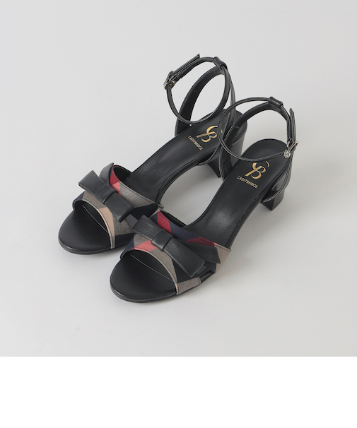 【Quiet checkシリーズ】リボンサンダル