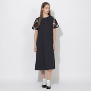 【Meシリーズ】パフスリーブチェックワンピース