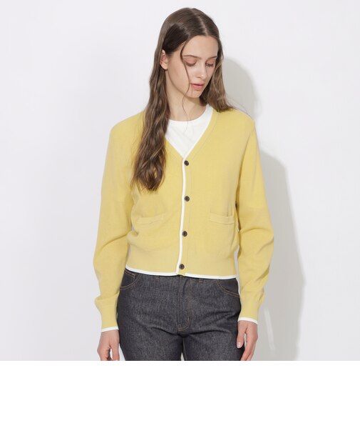 【Quiet checkシリーズ】ライトニットカーディガン