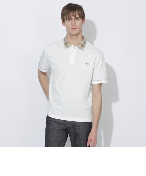 ヘッジホッグチェックカラーポロ