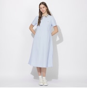 ヘッジホッグチェックカラーポロワンピース