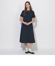 ヘッジホッグチェックカラーポロワンピース